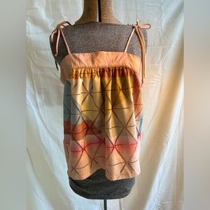 Akemi & Kin Geometric Print Halter Top